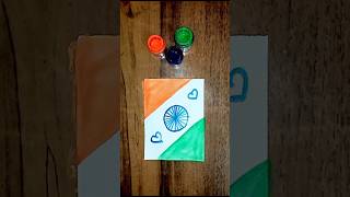 Tiranga Drawing 🇮🇳 art drawing tiranga 26january republicday 15August shortsfeed ytshorts [upl. by Doner129]