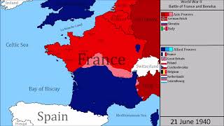 Battle of France and Benelux  World War II Every day [upl. by Sirromed382]