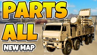 All Pantsir S1 Part Locations New Map War Tycoon [upl. by Michaud]