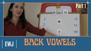 Pronunciation of English Vowel Sounds  Back Vowels  Part 1 [upl. by Riki456]