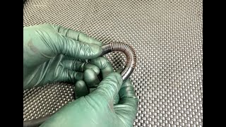 Using Tight Wound Coil Wire to Prevent Kinking and Chafing on Fuel Hose [upl. by Janaye768]