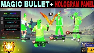 OB47 Magic Bullet  Hologram  Free Fire Anti Blacklist Cs Rank Working Antiban Headshot Hack Ff [upl. by Crescint445]