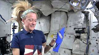 NASA Astronaut Karen Nyberg Invites Quilters to Create a Space Square [upl. by Rosella]