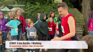 34 Sommerlauf  LSV Porz  Köln 30 Juni 2024  UHD  LAUFEN amp WALKEN [upl. by Monney]