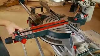 Bosch GTA 2500 W Table amp Bosch GCM 12 GDL Mitre Saw combo [upl. by Mariana522]