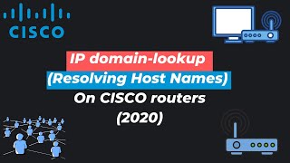 ip domainlookup Resolving Host Names on CISCO routers [upl. by Irianat]