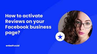 How To Turn On Facebook Reviews [upl. by Enait]