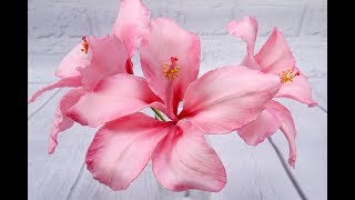 How To Make A Stunning Hibiscus Flower [upl. by Ellezig]