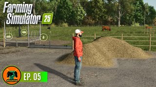 RACIÓN MEZCLADA PARA LAS VACAS  EP 5  FARMING SIMULATOR 25 [upl. by Voleta]