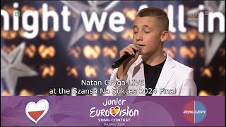 Natan Gryga  Fairytale  Szansa Na Sukces FINAL  JESC 2024 [upl. by Alwitt]