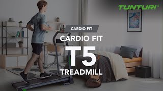 Tunturi Cardio Fit T5 Treadmill  Tunturi New Fitness [upl. by Nosiaj100]