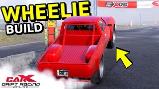 How to build a Wheelie Drag Car  CarX Drift Racing [upl. by Gensmer]