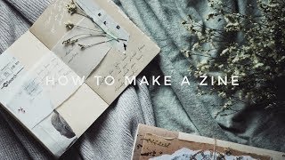 How to Make a Zine  Lollalane [upl. by Madel17]