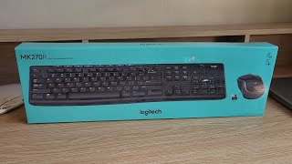 Logitech MK270R Wireless Keyboard amp Mouse [upl. by Otrebliw204]