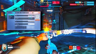 Overwatch 2  BEST Controller AIMBOT Settings 4K 240FPS [upl. by Low965]