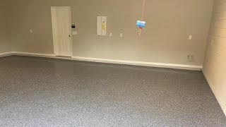 DIY Garage Floor Crack Repair amp RUSTOLEUM EpoxyShield Garage Floor Coating Kit [upl. by Issiah]