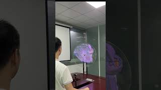 3D hologram fan man machine interation [upl. by Balling]