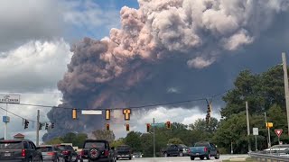 Fire at Conyers chemical plant forces evacuations [upl. by Margot]