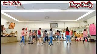 These Boots Line Dance  Choreo Wayne Beazley AUS  August 2023  Happy Class [upl. by Jordan]