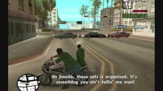 GTA SA WALKTHROUGH Mission 15 Just Business No Cheats PC [upl. by Einahpets]