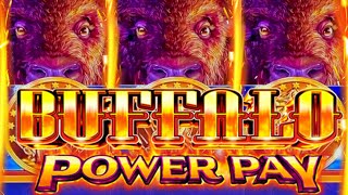 NEW BUFFALO POWER PAY 🦬 BEST BUFFALO GAME YET Slot Machine ARISTOCRAT GAMING [upl. by Marietta]