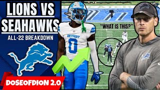 Ben Johnson COOKS The Seahawks Terrion Arnolds Stock RISES Lions Vs Seahawks All22 [upl. by Erme]