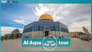 360 tour of Al Aqsa compound [upl. by Nylra195]