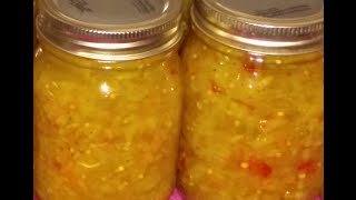 Canning Homemade Chow Chow Relish [upl. by Anayra]