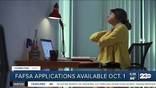 FAFSA applications available Oct 1 [upl. by Jarl]