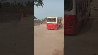 BANDA  bus stand  MSRTC BUS ARRIVED AND DEPARTING [upl. by Kier]