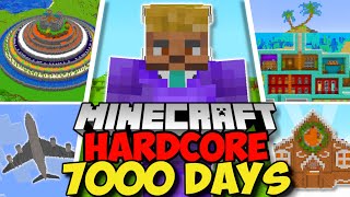 I Survived 7000 DAYS in Minecraft Hardcore FULL MOVIE [upl. by Nerac]