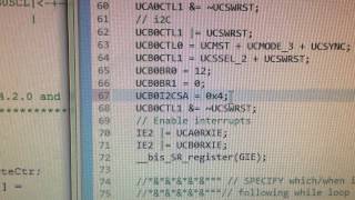 MSP430 MasterSlaves Transfer Multiple Bytes via I2C amp UART [upl. by Anaik962]