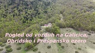 Pogled iz vazduha na Galicicu Ohridskog i Prespanskog jezera [upl. by Waylon701]