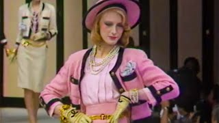 Iconic CHANEL Spring 1983 Runway  Videofashion Library [upl. by Kcered238]