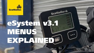 Scottoiler eSystem v31  Menus Explained  Electronic Chain Oiler [upl. by Marcellina]