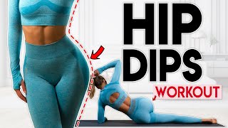 HIP DIPS WORKOUT  Side Butt Exercises  10 min Home Workout [upl. by Hakceber]