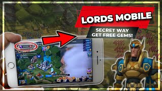 Secret Method to Hack Lords Mobile  How I Got Free Gems w Lords Mobile Hack iOS Android [upl. by Hegarty]