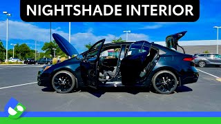 2022 Corolla Nightshade Interior Review by Toyota [upl. by Oza]