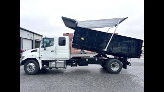 New Hino L6 5 person Extended cab dump ideal for landscaping contractors with no CDL needed [upl. by Suedama]