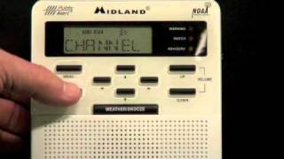 Midland Weather Radio Programming [upl. by Naitsihc]