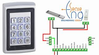 101IDIC Access Control Keypad Basic Wiring Guide [upl. by Arymahs527]