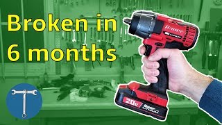 Harbor Freight Bauer Cordless Impact Broken After 6 months … and repaired [upl. by Emalee179]