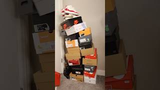 SHEIN Stackable Sneaker Organization Boxes shoeorganizer sneakercollection sheinhaul [upl. by Burnie981]