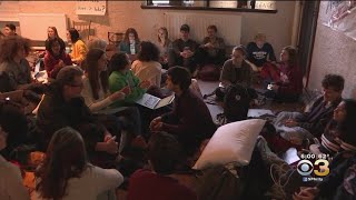 Students Hold SitIn At Swarthmore College After Fraternitys Derogatory Comments Surface [upl. by Tesler654]