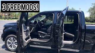 3 FREE Easy Mods For Your F150 [upl. by Irtimid]