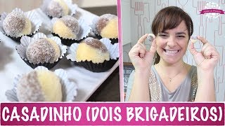 BRIGADEIRO CASADINHO  374  Receitas da Mussinha [upl. by Ahsirtak]