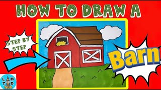 How to Draw a Farm [upl. by Ruyam559]