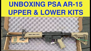 Part 1 Palmetto State Armory PSA PA 15 Complete Upper amp Lower  Unboxing  Product Review [upl. by Kilam]