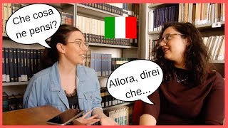 Italian conversation teaching abroad language apps nonnative teachers ita audio [upl. by Enoed]