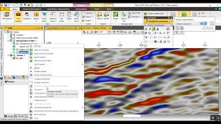 Seismic Interpretation different methodologies in Petrel II Manual and Auto tracking combination [upl. by Hakkeber456]